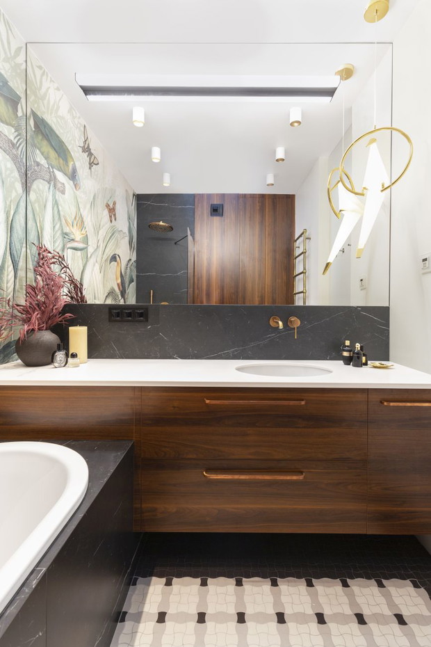 Apartament na Powiślu, projekt: Balicka Design