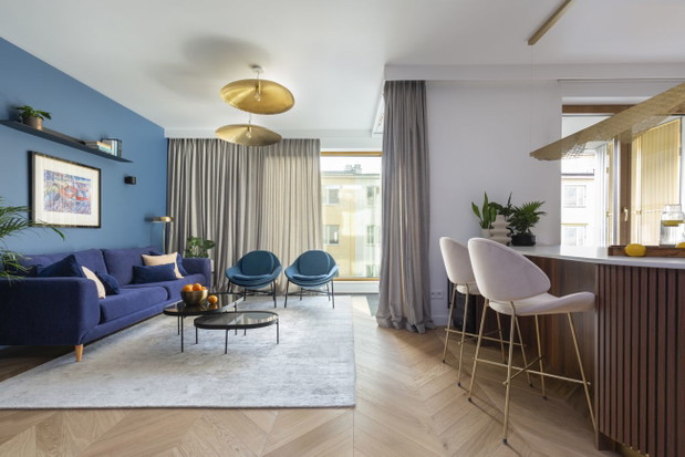Apartament na Powiślu, projekt: Balicka Design