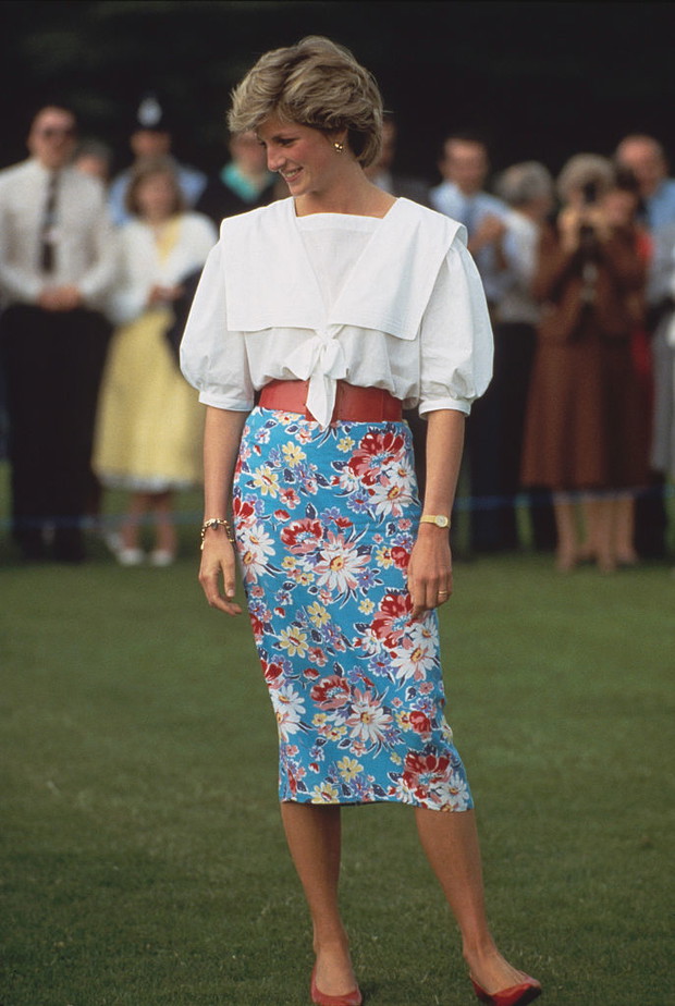 Księżna Diana - stylizacje. Moda z lat 80.