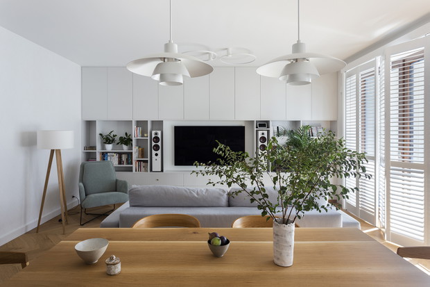 Mieszkanie dla rodziny, projekt: Dominika Wojciechowska z Nidus Interiors