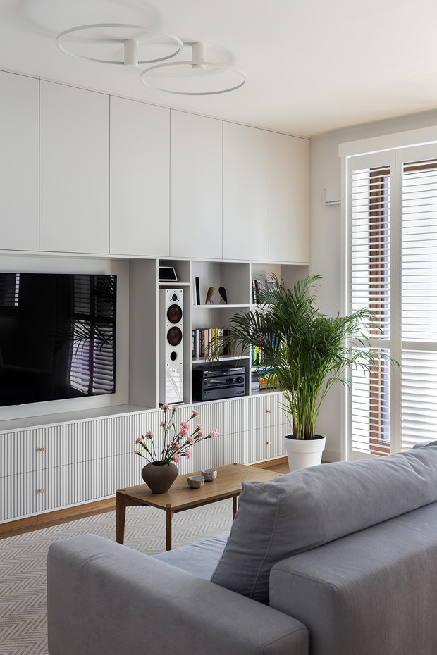 Mieszkanie dla rodziny, projekt: Dominika Wojciechowska z Nidus Interiors