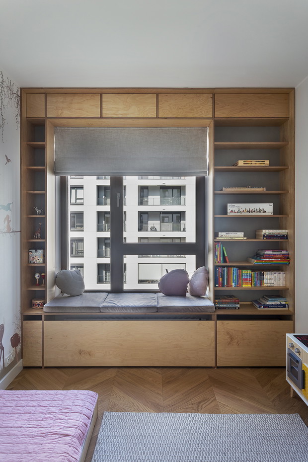 Mieszkanie dla rodziny, projekt: Dominika Wojciechowska z Nidus Interiors