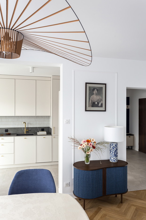 Mieszkanie na poznańskim Dębcu, projekt: Julia Bogdziewicz, Ania Bogdziewicz, Bogdziewicz Studio