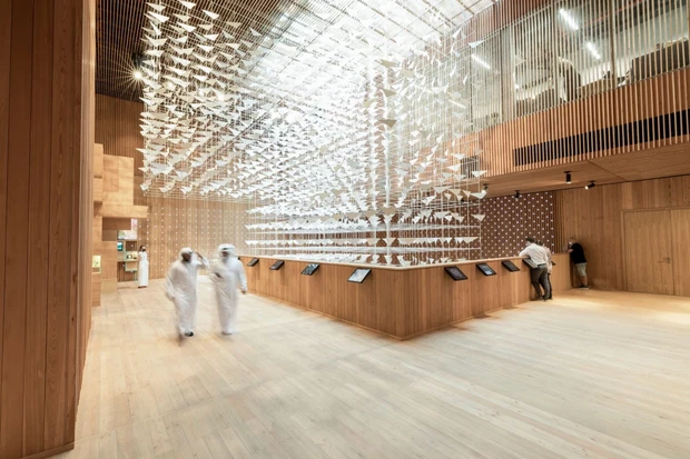 Wnętrza Polskiego Pawilonu na Expo 2020 Dubai