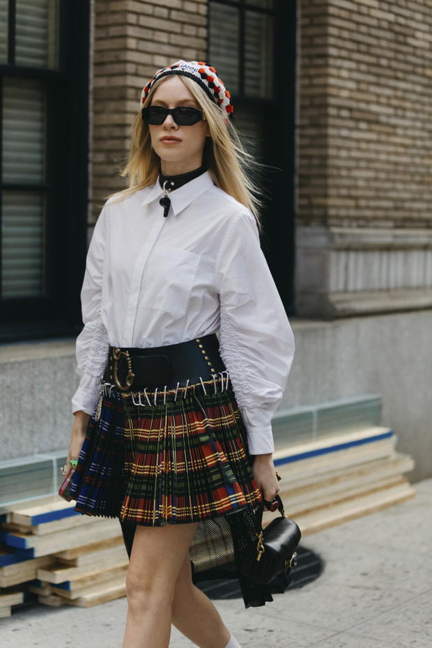 Szkocka kratka: street fashion