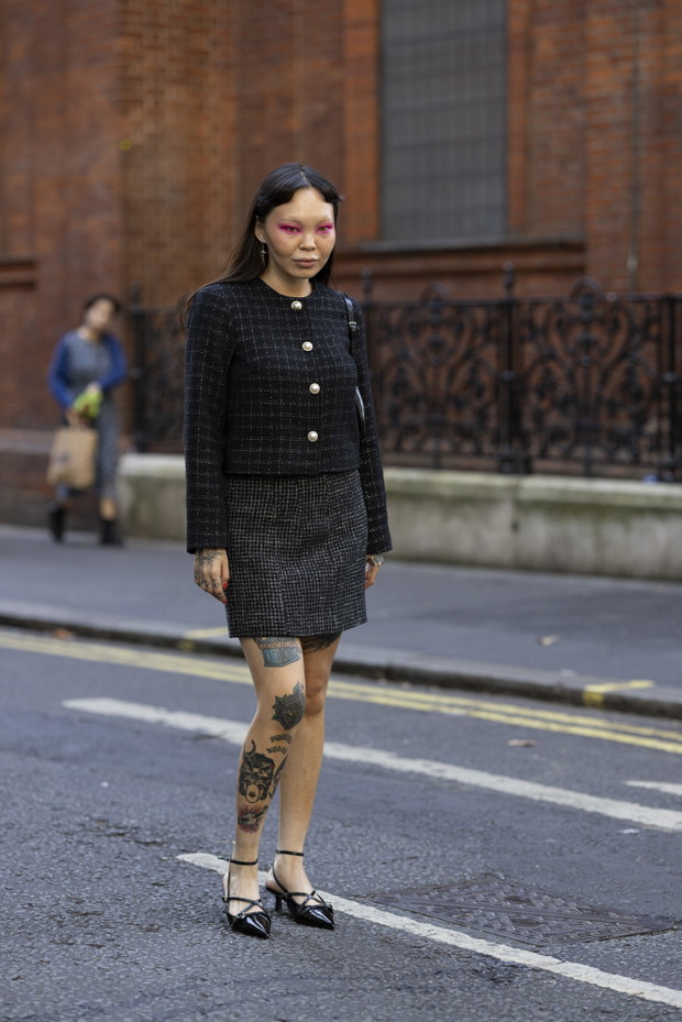 Żakiety i marynarki na ulicach stolic mody street style