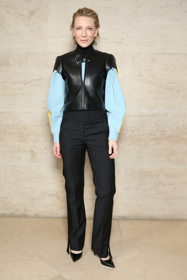Cate Blanchett na pokazie Louis Vuitton wiosna-lato 2018