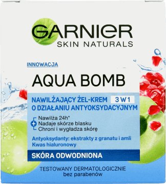Kosmetyczne hity za mniej niż 30 zł - krem Garnier Aqua Bomb