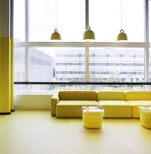 Wnętrza nowej strefy lounge na lotnisku w Kopenhadze