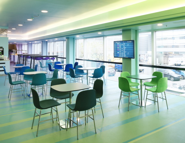Wnętrza nowej strefy lounge na lotnisku w Kopenhadze