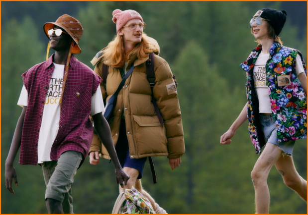The North Face x Gucci prezentują spektakularne efekty swojej współpracy. Kampania w klimacie lat 70. powstawała w samym sercu Alp