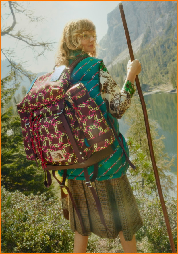 The North Face x Gucci prezentują spektakularne efekty swojej współpracy. Kampania w klimacie lat 70. powstawała w samym sercu Alp