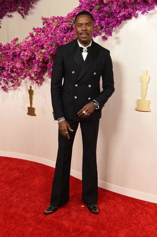 Colman Domingo założył garnitur Louis Vuitton i zegarek Omega
