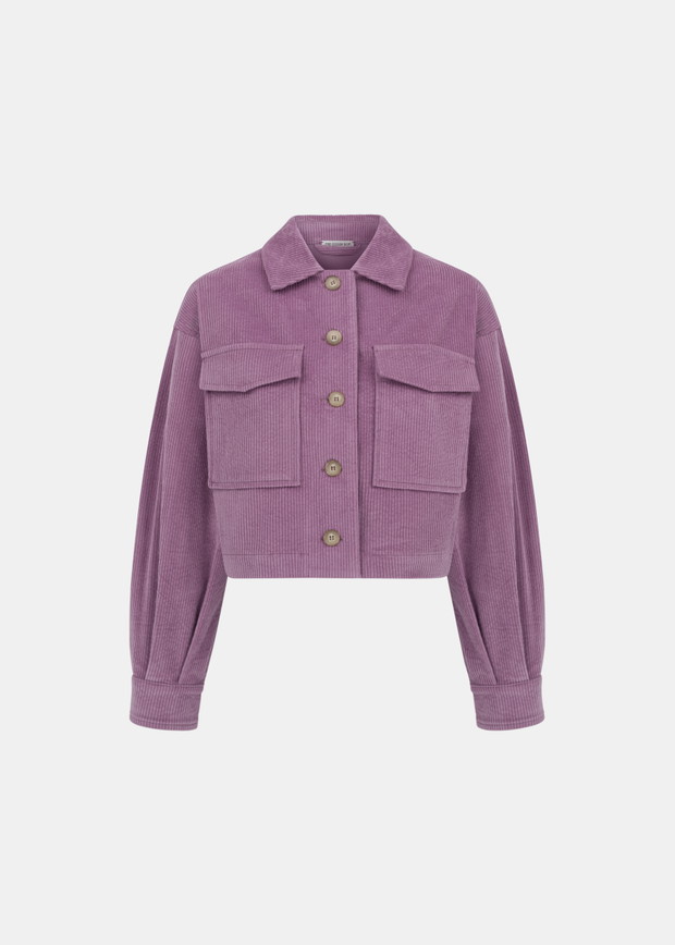 OLIVE JACKET VIOLET
