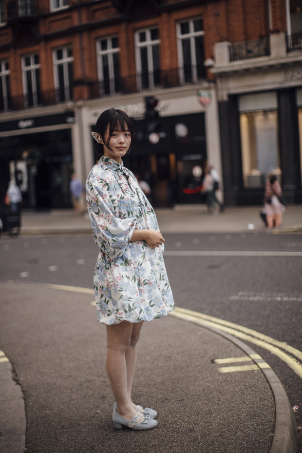 Street fashion na London Fashion Week SS24