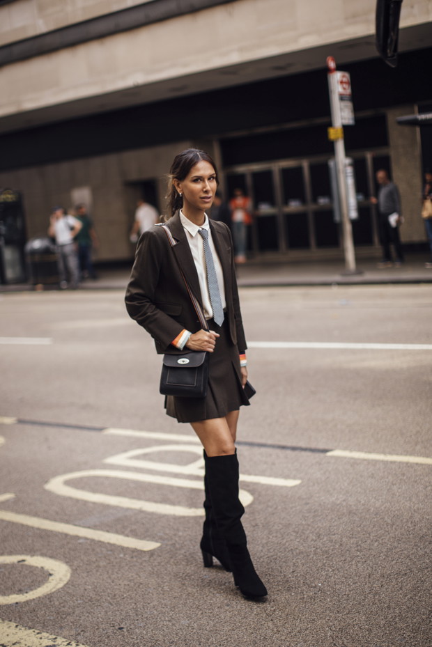 Street fashion na London Fashion Week SS24