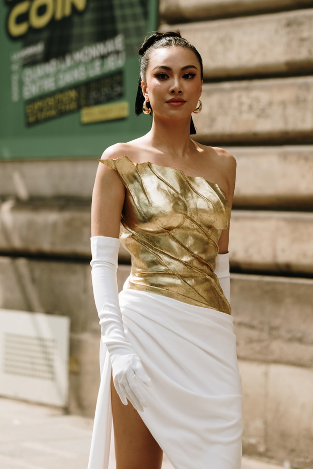 Street fashion Paris Haute Couture week jesień-zima 2024/2025