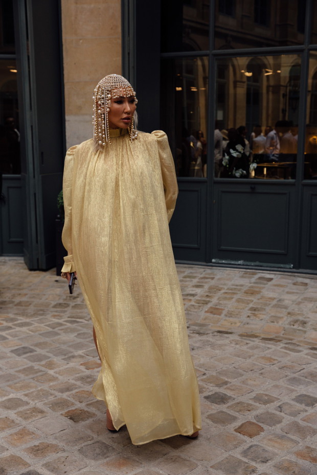 Street fashion Paris Haute Couture week jesień-zima 2024/2025