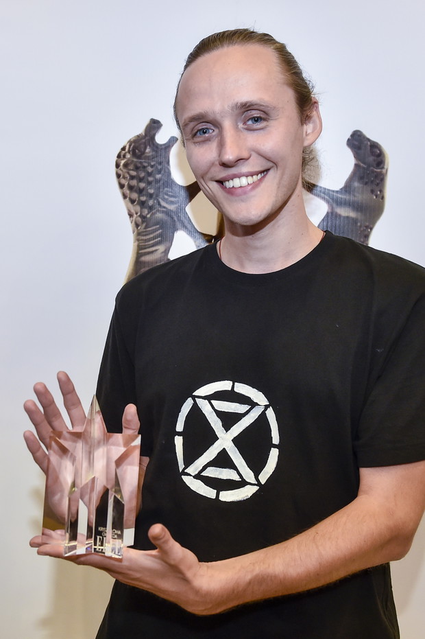 Bartosz Bielenia z Kryształową Gwiazdą ELLE - Młoda Gala Festiwalu Polskich Filmów Fabularnych