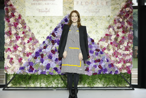 Juliann Moore na prezentacji Triumph Florale - pokaz kolekcji jesień-zima 2018 w Tokio