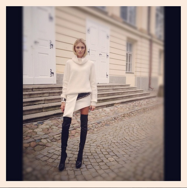 Anja Rubik na planie Project Runway: stylizacje top modelki