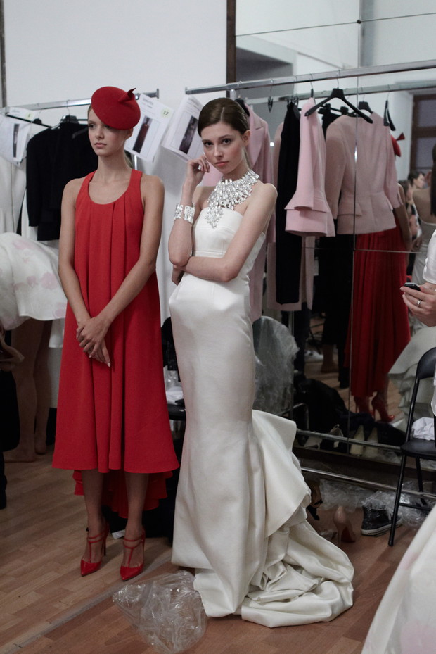 Backstage pokazu La Mania wiosna lato 2014