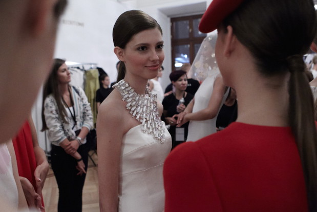 Backstage pokazu La Mania wiosna lato 2014
