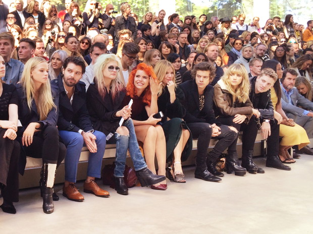 Gwiazdy na London Fashion Week wiosna-lato 2014