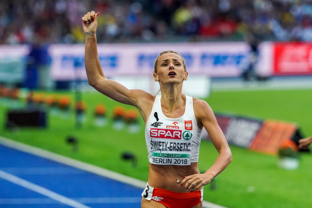 Justyna Święty-Ersetic na Mistrzostwach Europy w Berlinie, 11.08.2018.