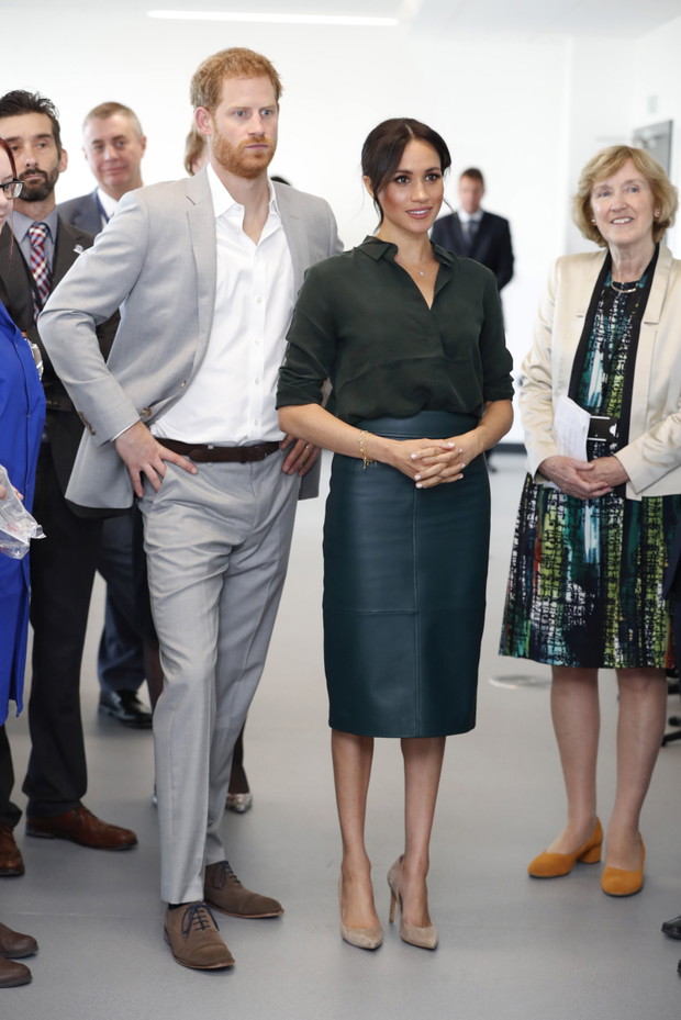 Meghan Markle i książę Harry zwiedza Sussex, 3.10.2018.