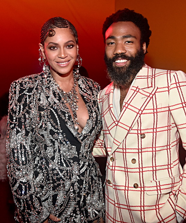 Beyoncé na premierze filmu Król Lew.
