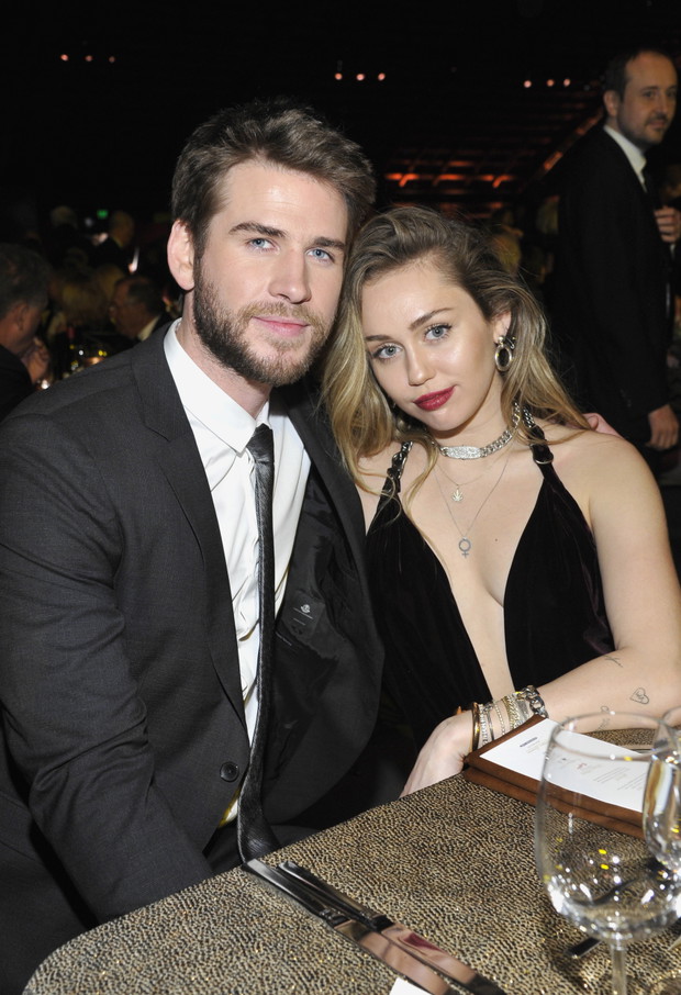 Miley Cyrus i Liam Hemsworth, 2019 rok.