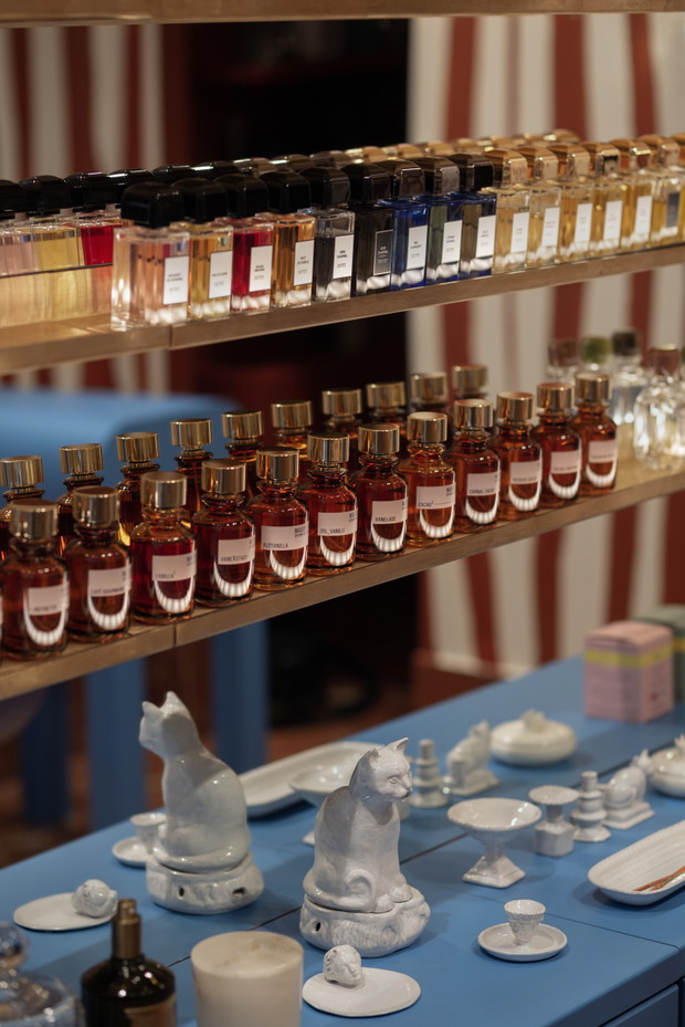 Mood Scent Bar przy Brackiej w Warszawie, projekt wnętrza: Zofia Wyganowska