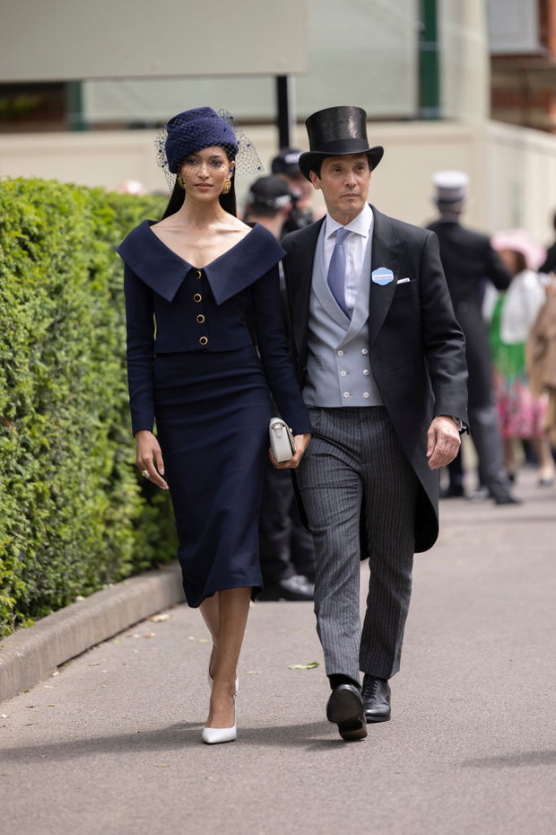 Pritika Swarup i John Giordano na Royal Ascot 2024