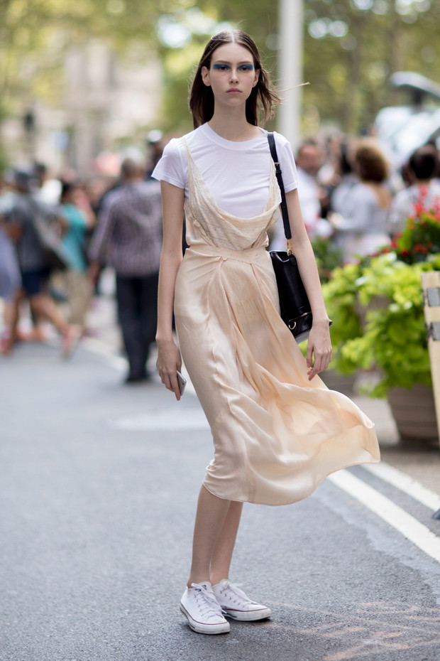 Street fashion: modelki off duty na New York Fashion Week SS17