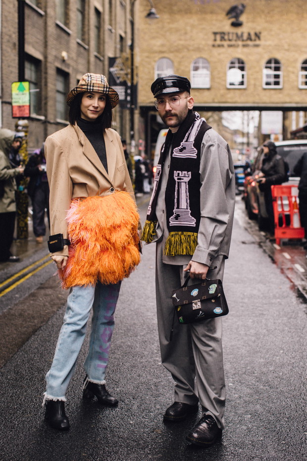 London Fashion Week jesień-zima 2020/2021: street fashion