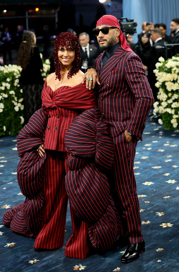 Met Gala 2025. Alicia Keys i Swizz Beatz