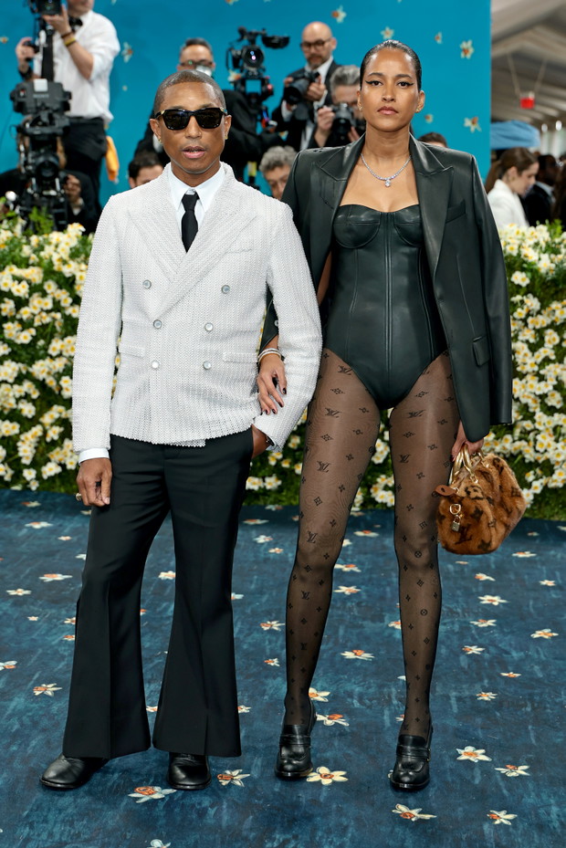 Met Gala 2025. Pharrell Williams i jego żona, Helen Lasichanh