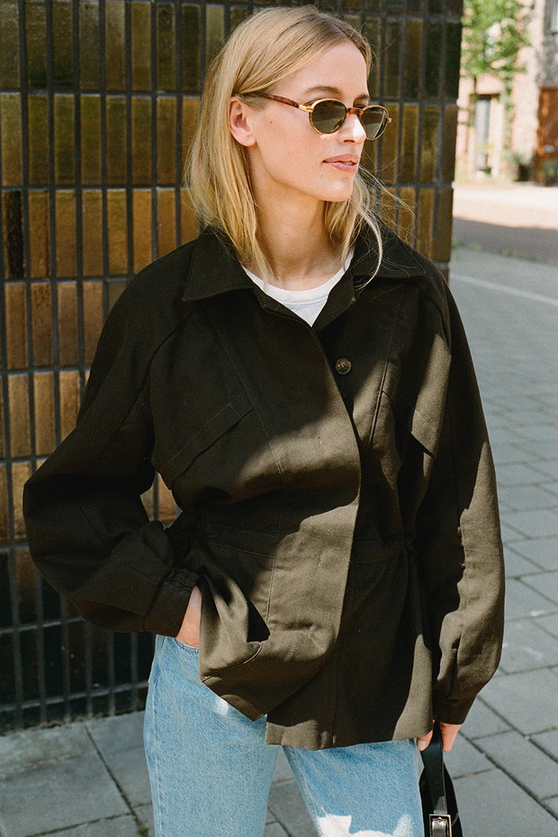 THARA JACKET BROWN