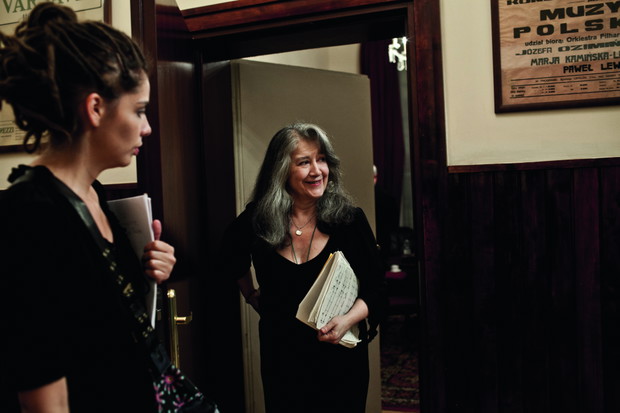 Martha Argerich w roli jurorki XVI konkursu w 2010 roku