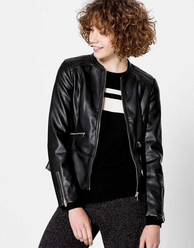 Skórzane kurtki - jesień 2016, Pull&Bear