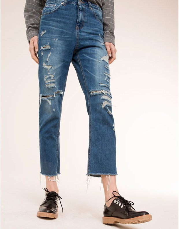 Spodnie z dziurami z sieciówek, Pull&Bear