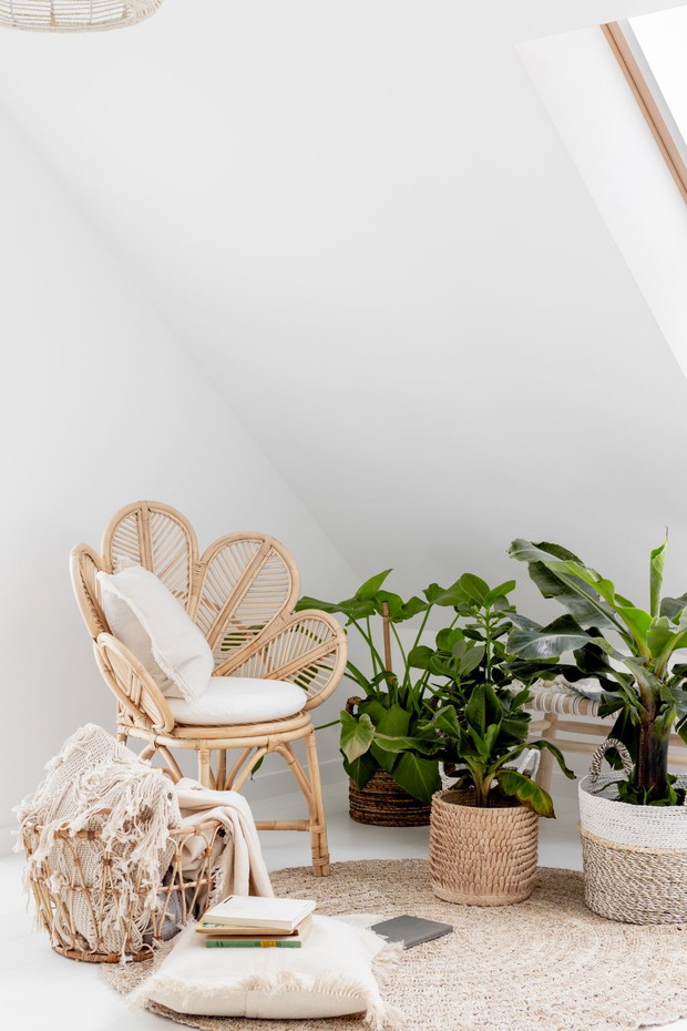 Dom w stylu boho we Wrocławiu, projekt i realizacja: Magdalena Kwoczka z pracowni Finchstudio