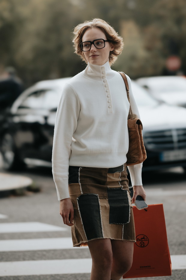 Torebki, buty i dodatki - street style z Paryża