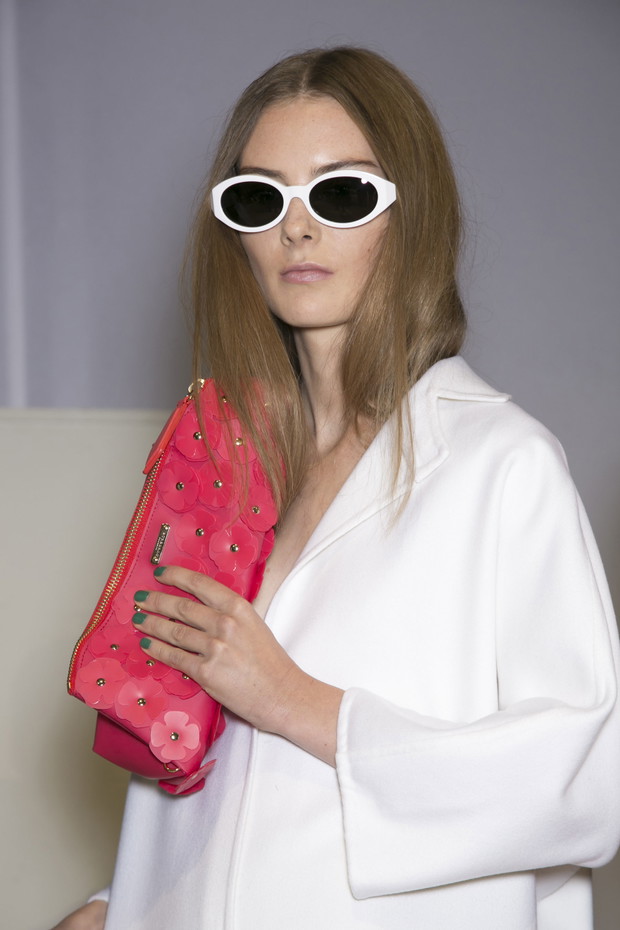 Backstage pokazu Burberry wiosna-lato 2014