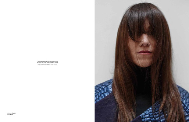 Charlotte Gainsbourg w sesji dla Zoo Magazine, nr 40 / fot. Bryan Adams