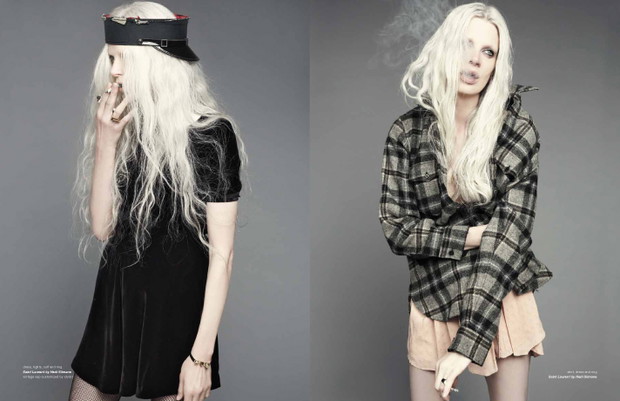 Kristen McMenamy w sesji dla Zoo Magazine, nr 40 / fot. Dancian