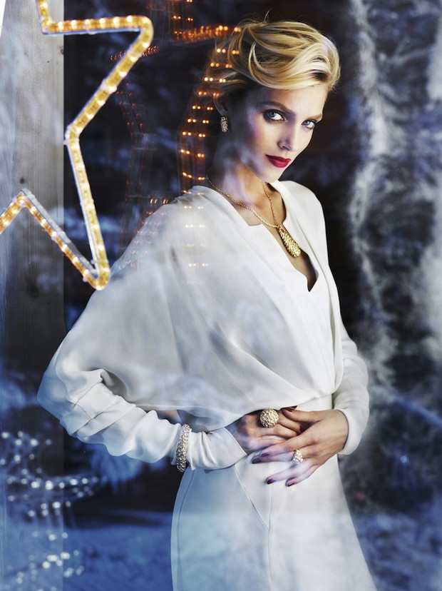 Anja Rubik i Sasha w świątecznej kampanii Apart 2013