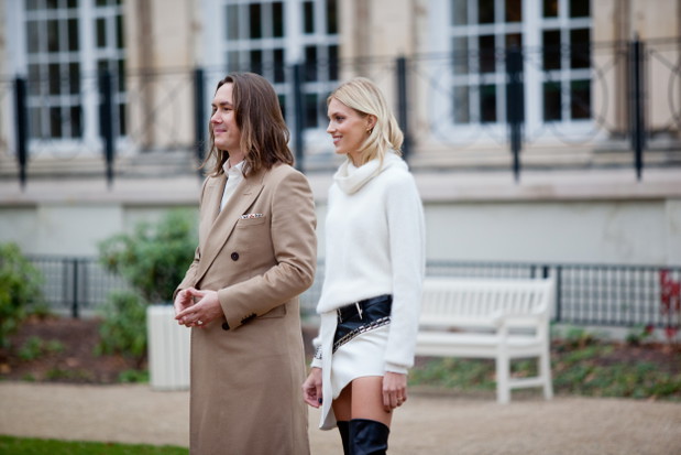 Anja Rubik na planie Project Runway