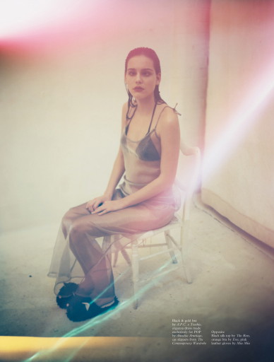 Moffy w sesji dla POP Magazine, fot. Tyrone Lebon